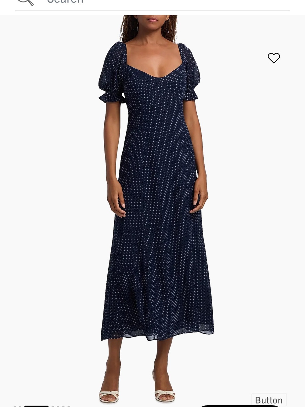 Reformation Gloria Polka Dot Midi Dress - Picture 3 of 5
